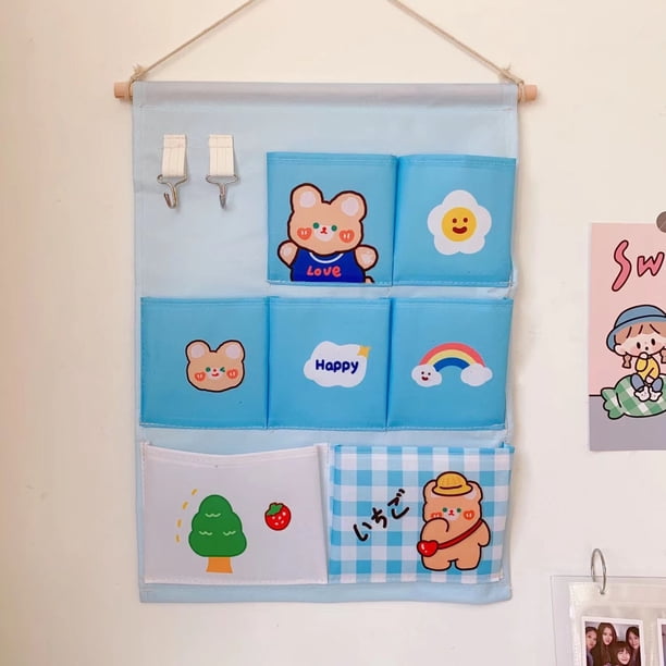 Bolsa de almacenamiento para colgar en la pared,Bolsa de almacenamiento para colgar en la pared Bolsa de almacenamiento montada en la pared Bolsillos de almacenamiento montados en la pared Funcionalidad inteligente