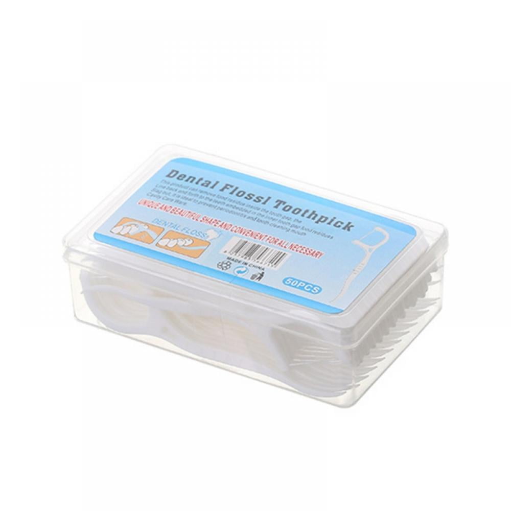 Buy 50 Count Orthodontic Flossers Dental Floss Picks for Braces, Fits