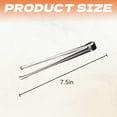 thumbnail image 2 of FACEGA Metal Tongs,Serration Style Claw 304 Stainless Steel Cooking Tongs,U Shape Handle 7.5" Kitchen Tongs,For Bbq, Buffet, Bartending,Silver, 2 of 7