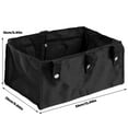 thumbnail image 3 of Under Seat Rollator Bag, Large Size Rollator Basket, Under Seat Bag or Tote for Four Wheel Rollator, Walker Underseat Replacement Medical Basket (Black), 3 of 3