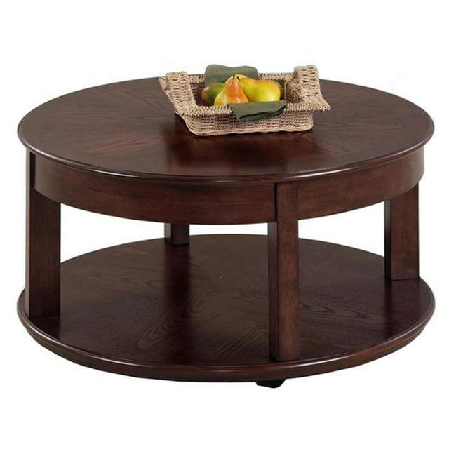 Progressive Sebring 38" Table Basse Ronde en Frêne Moyen