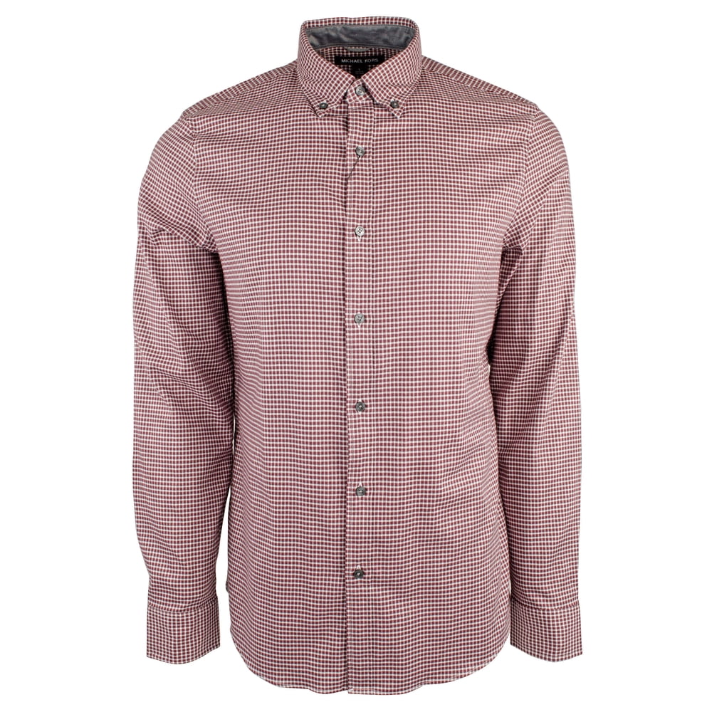 michael kors men's long sleeve shirt
