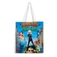 thumbnail image 1 of Monsters vs. Aliens Bolso de tela con estampado de lienzo para mujer, bolsa de compras reutilizable y estética, con cremallera interior, regalo para mujer, 35 × 40 cm., 1 of 6
