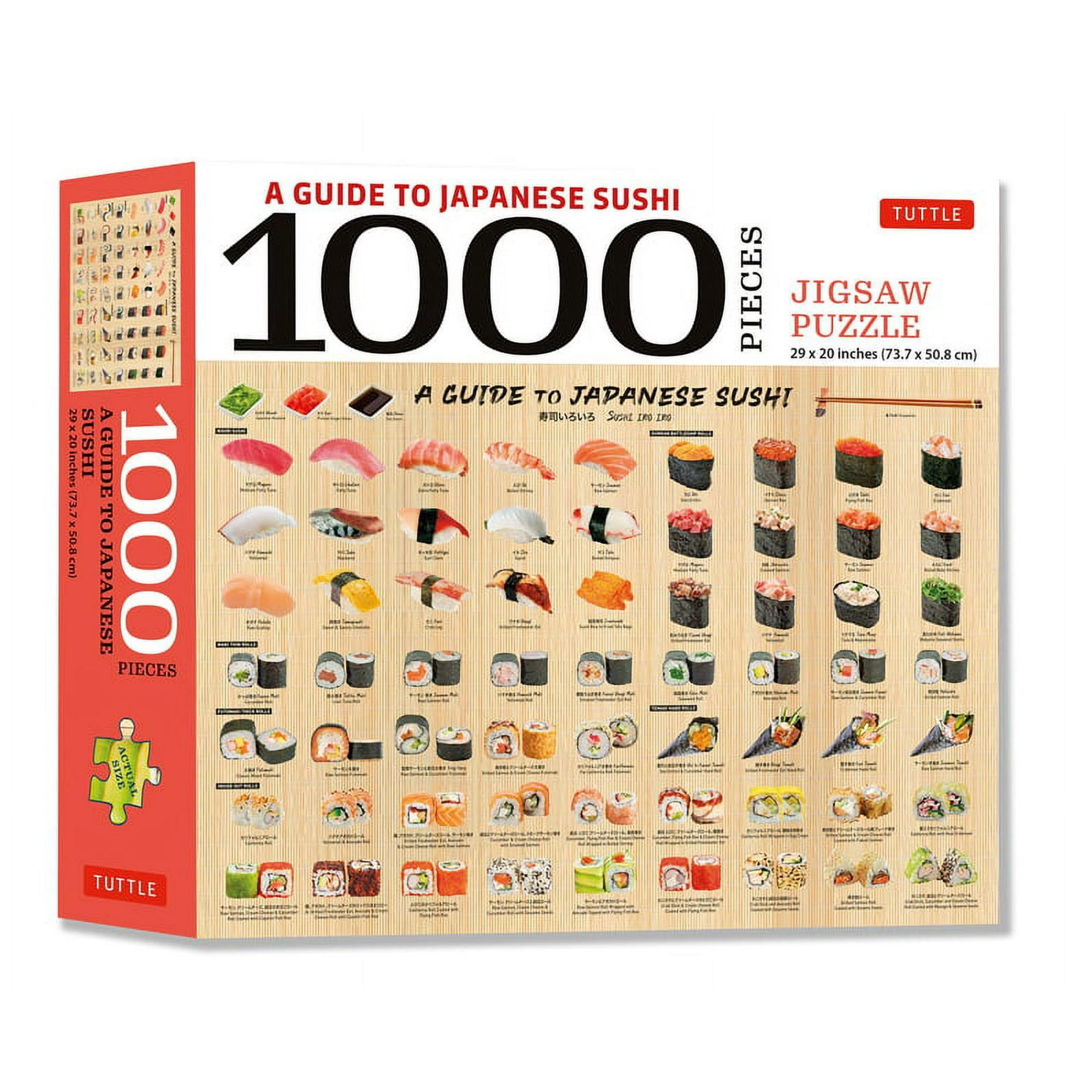 A Guide to Japanese Sushi - 1000 Piece Jigsaw Puzzle (Other