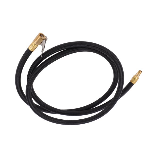 1pc 70.87" 7.8mm ID Tubo de extensión para inflador de neumáticos 0.305inx32TPI Nylon Negro para automóvil motocicleta bicicleta