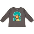 thumbnail image 3 of Inktastic 2nd Birthday Jungle Theme Boys or Girls Long Sleeve Toddler T-Shirt, 3 of 5