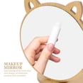 thumbnail image 3 of OUNONA Vanity Mirror For Bathroom Wood Khaki 1Pack Easy To Maintain For Home Decor, 3 of 6