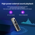 thumbnail image 4 of Digital Voice Recorder, Multifunctional Rechargeable HD Voice Activated MP3 Recorder, Al Noise Reduction Voice to Text, for Lecture Interview, 4 of 8
