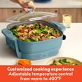 thumbnail image 5 of Bella Make & Take Electric Sartén, se adapta a cualquier lugar utensilios de cocina, revestimiento de cerámica EverGood, temperatura ajustable y apta para lavaplatos, tapa de vidrio templado, base de, 5 of 5