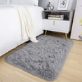 thumbnail image 2 of Softlife Super Soft Rug for Living Room Fluffy Rugs for Dorm Room Cute Plush Carpet for Bedroom,2' x 3',Gray, 2 of 7