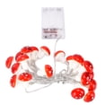 thumbnail image 2 of Muschroom Light String, Battery Box Power Supply Muschroom LED Light String 20 Red Cute Mushrooms  For Christmas Indoor Outdoor Decoration, 2 of 8