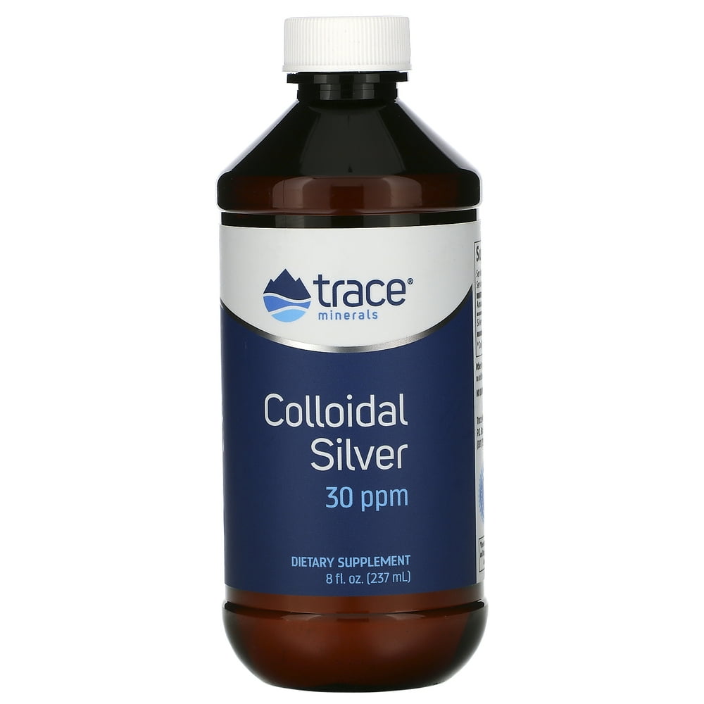 Trace Minerals Research Colloidal Silver, 30 ppm, 8 fl oz (237 ml
