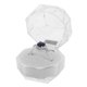 thumbnail image 3 of Caja de cristal Acrílico transparente para 20 piezas Zulema soporte de Caja de joyería para exhibición de almacenamiento de pendientes Blanco, 3 of 8