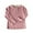 Pink, variant on KAUOD Girls Knit Stretchy Sweater Ribbed Thermal Crew Neck Pullover Tops Clothes Kids Toddler Long Sleeve Shirt Outfits