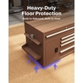thumbnail image 4 of AIRHOP 0.79in Thick 96 Sq Ft Exercise Equipment Mats, 24 Tiles Upgraded Rubber Top with High Density EVA Foam, Large Interlocking Puzzle Gym Flooring for Home Gym, Heavy Weight Workout,Wood, 4 of 9