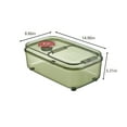 thumbnail image 3 of Rbaofujie Airtight Rice Dispenser ，Cover Rice Bucket for Cereal Grain Flour Rice Beans Pet Food CountertopLarge Rice Storage Container With Lid, Proof Household Cereal, 3 of 6