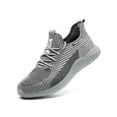 thumbnail image 1 of Kesitin Mens Breathable Lace Up Running Shoe Construction Comfort Hiking Sneakers Slip Resistant Safety Boot Gray 6, 1 of 2