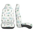 thumbnail image 3 of Sikiie Whale And Turtle Car Seat Protector 2 Pack Car Seat Cushion Mat, Car Seat Covers for SUV, Truck, Van, 3 of 7