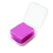 Diamond Painting Glue Clay,Colorful Diamond Painting Wax,Diamond Art Wax with Storage Box, Stitch Painting Set DIY Diamond Wax Tool for Embroidery Accessories,Purple,0.98x0.98"