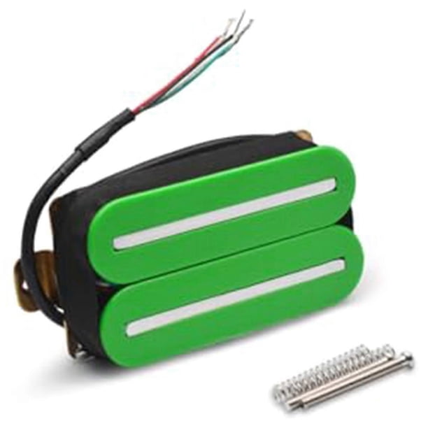 High Output Neck Pickup Dual Hot Rail Humbucker Pickups Green | Walmart ...