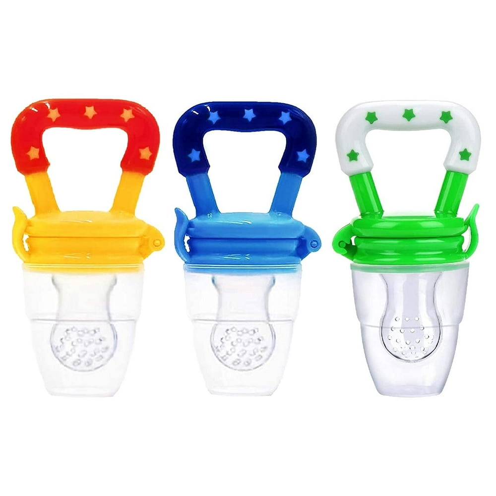 Baby Pacifier Food and Fruit Feeder, Silicone Teether, Small Size for
