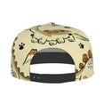 thumbnail image 4 of Adobk Cartoon Dinosaurs Print Snapback Hats For Unisex Flat Bill Hat Baseball Cap Adjustable Size, 4 of 8