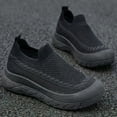 thumbnail image 4 of Willtoo Womens Slip On Platform Walking Shoes Breathable Knit Mesh Casual Shoes Lightweight Stretch Comfort Thick Sole Sneakers, 4 of 6