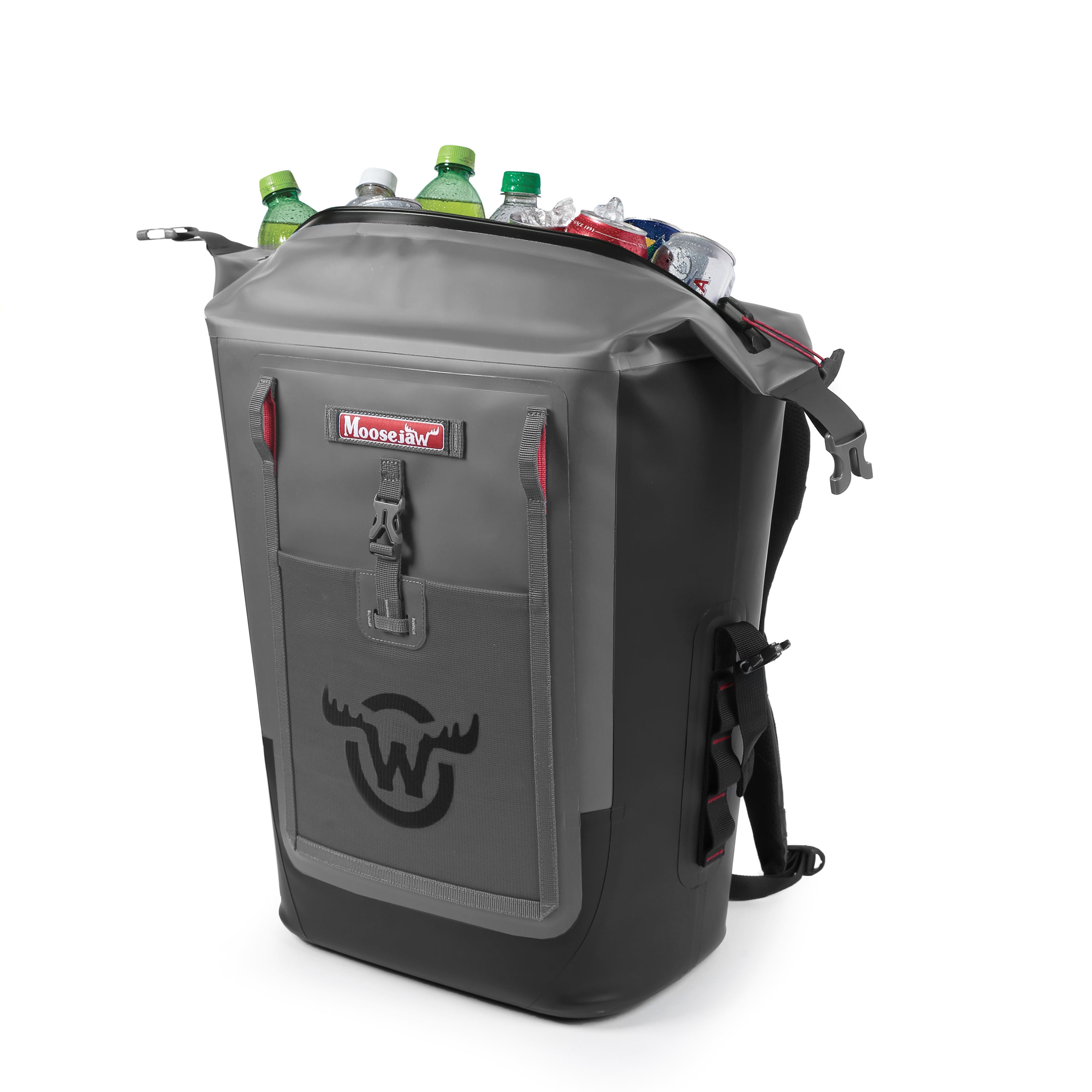 Moosejaw 24 Can Chilladilla SoftSided Backpack Cooler, Gray