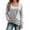 Light Gray, variant on Wdgfv Oversized Slouchy Pullover Women Women's Winter Knit Pullover Sweater Soft Cozy Button Down Cardigan Style Casual Long Sleeve Crewneck Fall