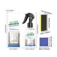 thumbnail image 3 of Glass Polishing Cleaner for Windows, Mirrors, and Glass Furniture Removes Dirt and Water Stains Easy Streak-Free Cleaning 100ml, 3 of 9