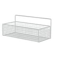 thumbnail image 2 of Amacok Wall Basket, Wire Storage Basket Metal Basket Iron Hanging Shower Makeup Holder Organizer Kitchen, Wall Basket for Bathroom Kitchen Shelves Organizer, 6X4Inch, White, 2 of 6