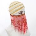 thumbnail image 4 of Velo Facial para Danza de Vientre rojo Colcomx Velo facial para danza del vientre, 4 of 7