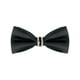 thumbnail image 1 of INSPIRAR CHIC Corbata de moño preatado para hombres con decoración de strass, corbatas brillantes para bodas elegantes, negra 2, 1 of 4