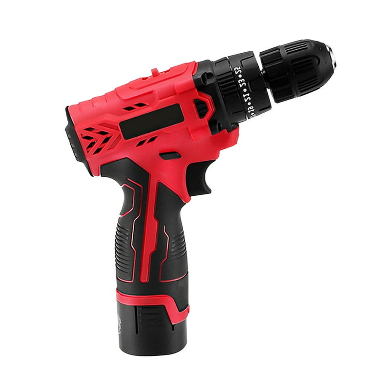 LA TALUS Cordless Drill Battery Impact Hammer Woodworking Mini Wireless  Screwdriver Power Driver for Home style 2 US Plug 