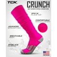 thumbnail image 2 of TCK Crunch Football Knee High Socks - Hot Pink, 2 of 2