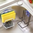 thumbnail image 5 of Kitchen Drain Rack Metal Suction Cup Sink Drain Rack Wall Sucker Sponge Storage Drying Holder Kitchen Sink Soap Stand Dish Cloth Shelf Organizer, Kitchen Essentials Clearance Sale, 5 of 7