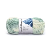 Loops & Threads Sage Impeccable Pastel Yarn - Medium Weight Yarn for Knitting, Crochet, Weaving, Arts & Crafts, 18 Pack