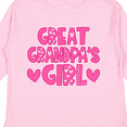 thumbnail image 4 of Inktastic Great Grandpa's Girl Granddaughter Gift Girls Long Sleeve Toddler T-Shirt, 4 of 5
