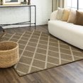 thumbnail image 3 of Mohawk Home Lewis Diamond Near Black/Tan Tufted Polyester Area Rug, 3 of 8