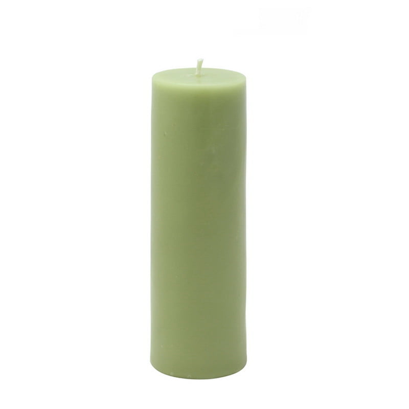 (Price/each)Jeco CPZ118 2 x 6" Sage Green Pillar Candle