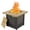 Brown, variant on Outdoor Fire Pit Table, 43 Inch Propane Fire Pit Table with Lid, 50,000 Btu Patio Tables with Ceramic Outlook, CSA Approved, for Terrace, Deck, Backyard, Balcony