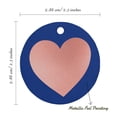 thumbnail image 6 of Inkdotpot Pack Of 50 Real Rose Gold Foil Paper Tags Made With Love Wedding Favor Hang Tags, 6 of 6