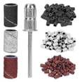 thumbnail image 1 of Nail Sanding Bands, Abrasion Resistance 180 Sanding Bands 80/120/180 Set 210 Pcs For Nail Drill Bits ANGGREK No, 1 of 7