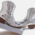 thumbnail image 5 of Circus by Sam Edelman Josephina Soft Silver Pointed Toe Heeled Western Booties (SOFT SILVER, 6), 5 of 5