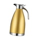 thumbnail image 4 of Jarra de café de acero inoxidable Dispensador de agua caliente Jarra de café térmica al vacío Oro, 4 of 9