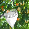 thumbnail image 2 of Fruit Picker Length Adjustable Stainless Steel Lemon Orange Pear Picker Pole Tool for Orchard Garden 2.4m/94.5in 6 Sections, 2 of 4