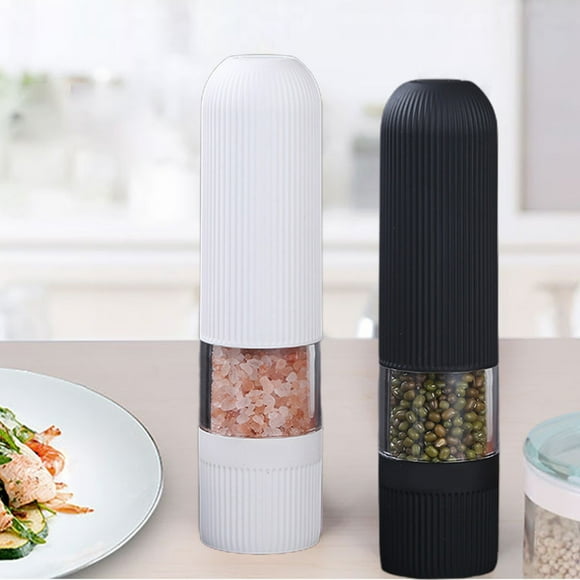 Xihbxyly Electric Salt and Pepper Grinder Set USB Rechargeable Spice Grinder Adjustable Coarseness Rapid Grinding Pepper Grinder for Grinding Pepper Salt Spices