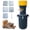 Dark Gray, variant on Electric Pasta Maker Noodle Machine with 2.5mm Round Noodle Blade, Stainless Steel Dough Roller Cutter, Adjustable Thickness 0.5-3mm, 110V 135W for Homemade Pasta, Silver