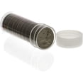 thumbnail image 2 of TUBES de Rangement pour Pièces, Ronds en Plastique Transparent avec Couvercles Vissés pour Quarts (Quantité de 10 TUBES), 2 of 3