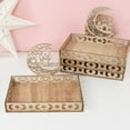 thumbnail image 6 of Wooden Islamic Star Moon Muslim Cake Display Party Supplies Food Holder Ornament Food Tray D, 6 of 8
